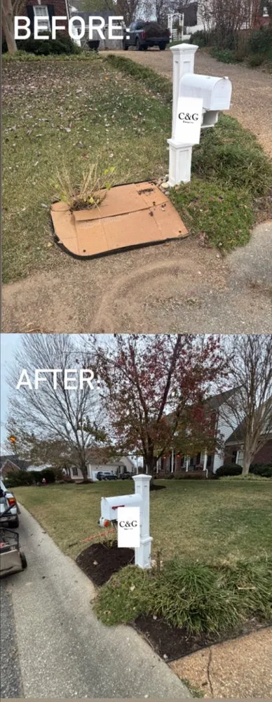 Custom landscape installation experts serving Williamsburg, VA - C & G lawn care