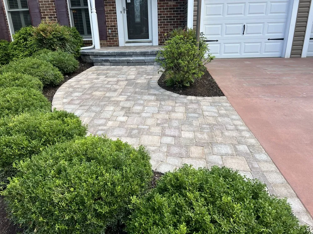 Expert lawn mowing service for homes in Olney, MD by C & G Masonry