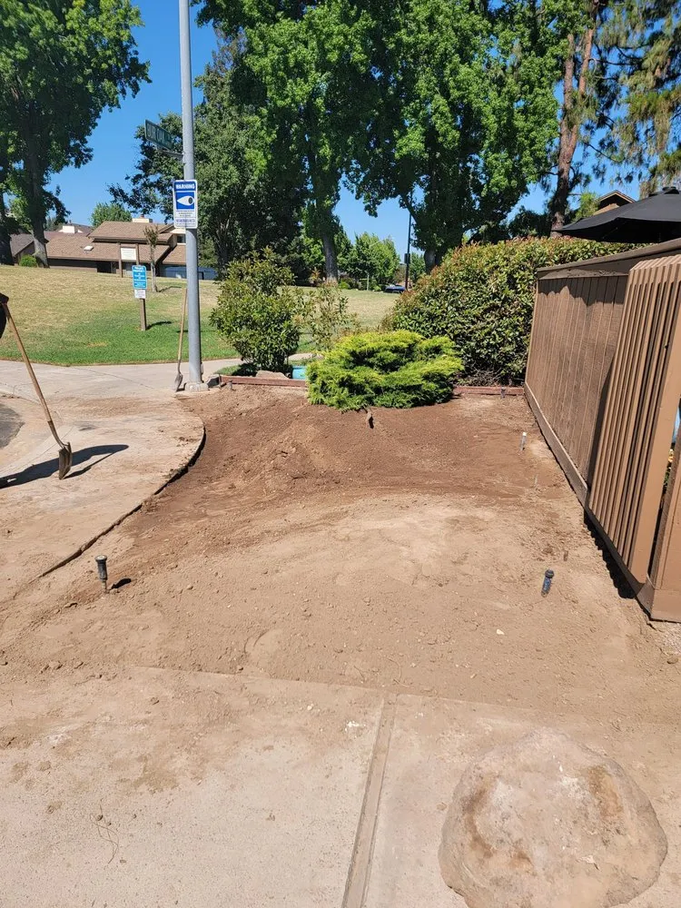 Reliable landscape installation for homes in Modesto, CA by C & J Landscape Service