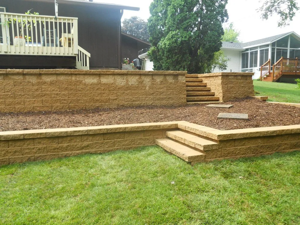 Professional garden landscaping in Orion, IL by C & J Landscaping