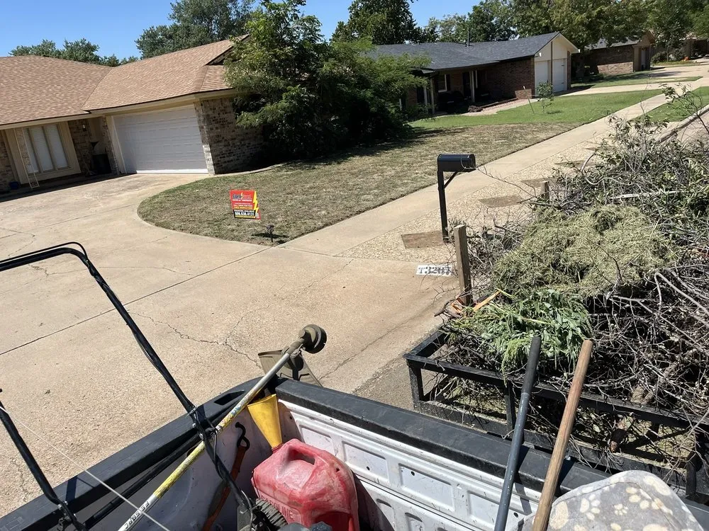 Top-rated outdoor landscaping in Lubbock, TX by C & J’s Junk Removal Landscaping