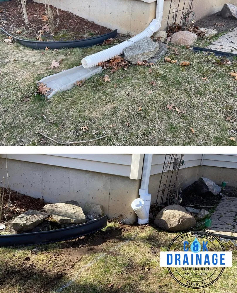 Trusted landscape installation for beautiful yards across Dixon, IL - C & K Drainage