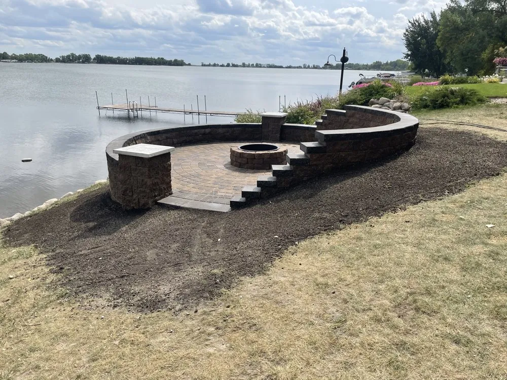 Local landscape installation with custom design across Grand Forks, ND - C & L Landscapes