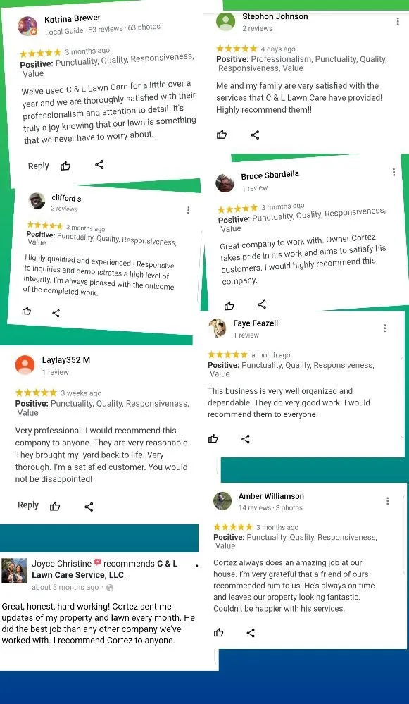 Local yard maintenance in Gainesville, FL by C & L Lawn Care Service