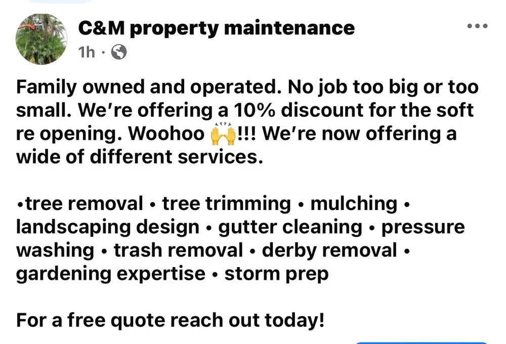 Trusted landscape design in North Port, FL by C & M Property Maintenance