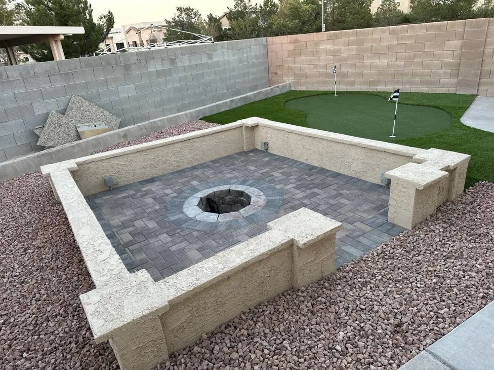 Expert outdoor landscaping for residential properties in Las Vegas, NV by C & Ma Landscaping Services