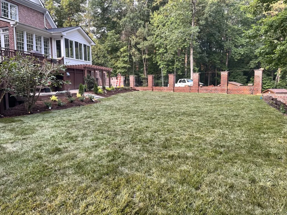 Affordable residential landscaping in Garner, NC by C & Mora Landscaping