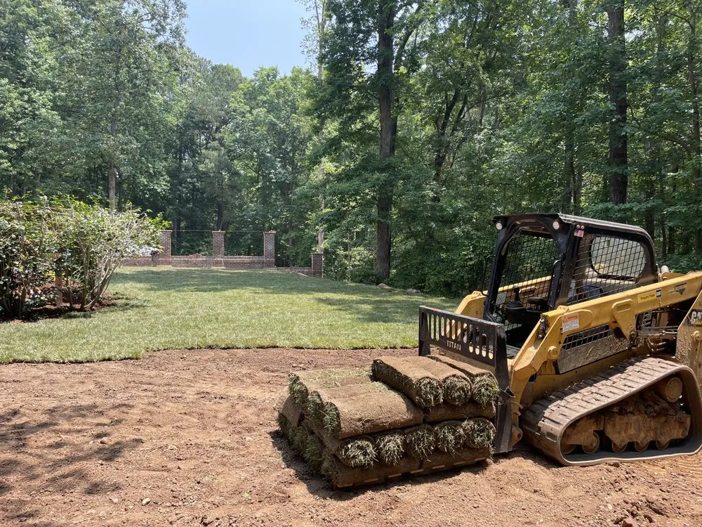 Custom yard cleanup service for residential properties across Garner, NC - C & Mora Landscaping