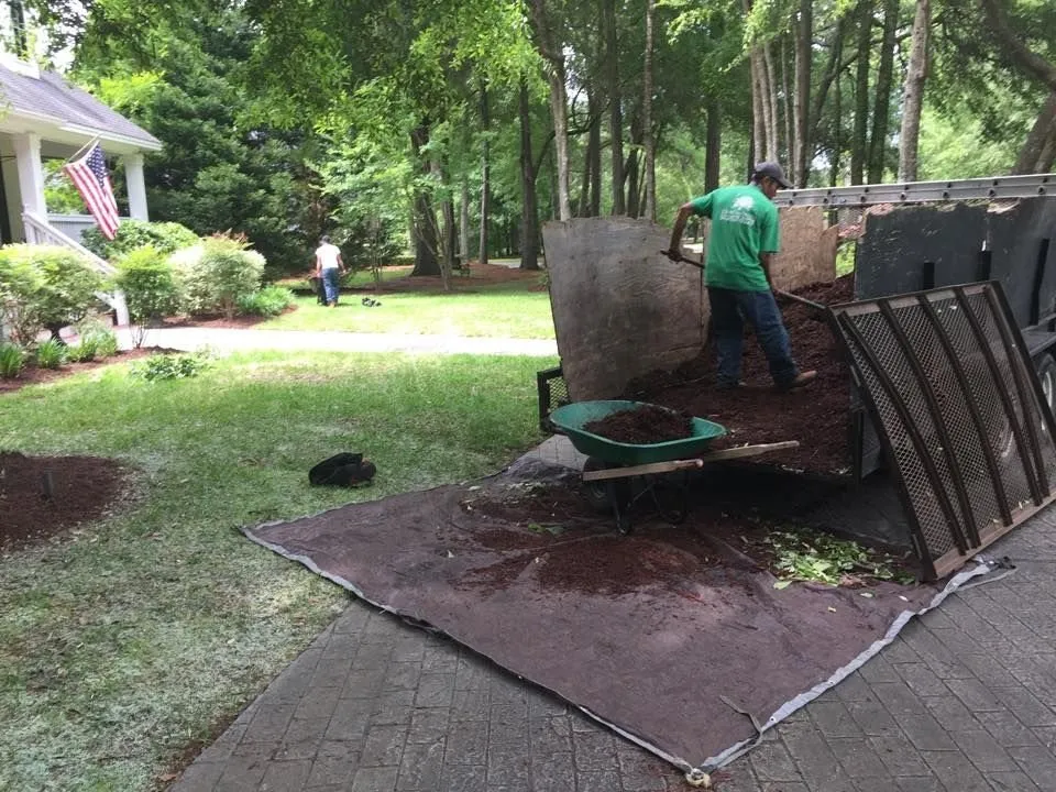 Custom landscape installation for outdoor upgrades in Goose Creek, SC by C & N Tree Service and Landscaping