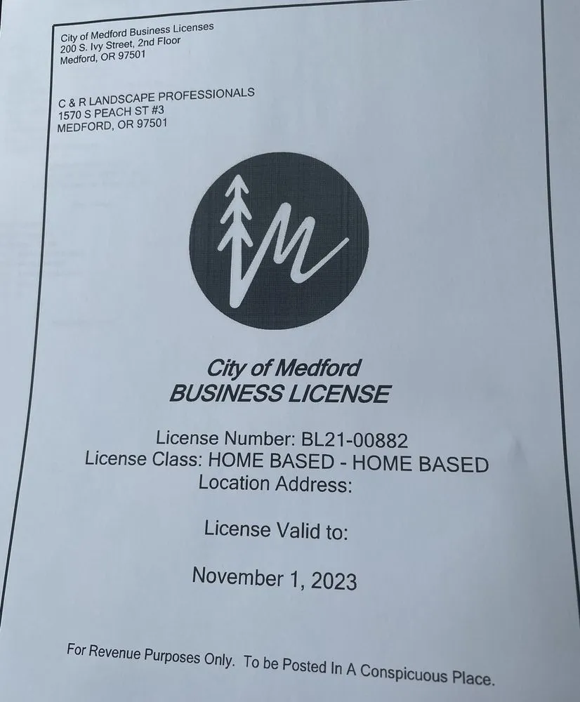 Local outdoor landscaping near you in Medford, OR by C & R Landscaping Professional