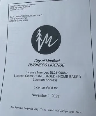 C & R Landscaping Professional Logo