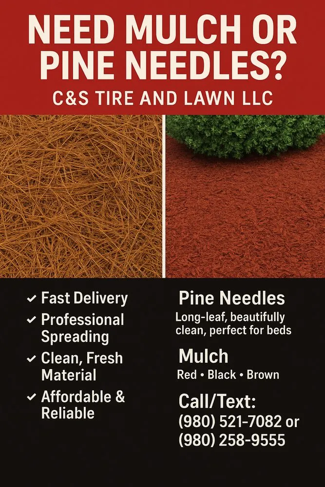 Top-rated lawn mowing service for residential properties in Concord, NC by C & S Tire And Lawn