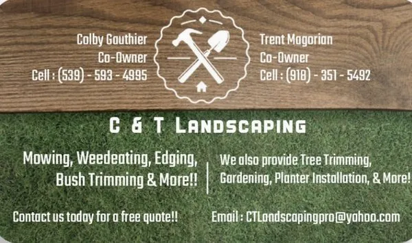 C & T Landscaping Logo