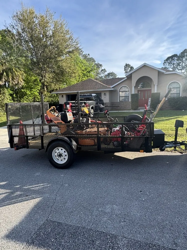 Custom landscaping services with custom design in Palm Coast, FL by C & V Lawn Care & Services