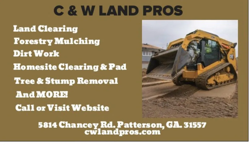 Top-rated landscaping services experts serving Patterson, GA - C & W Land Pro's