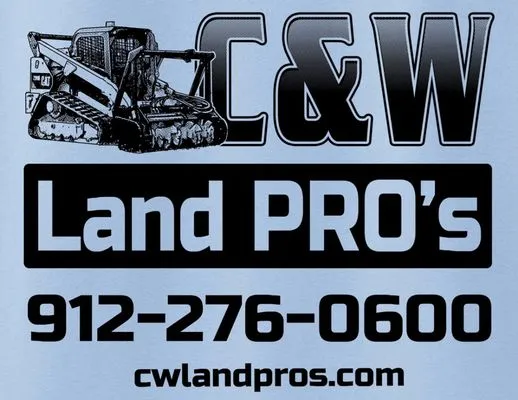 C & W Land Pro's Logo