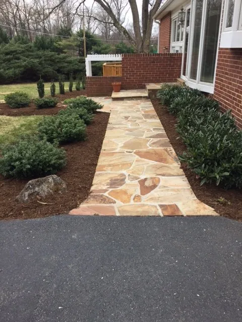 Expert landscape installation in Falls Church, VA by C & W Landscaping