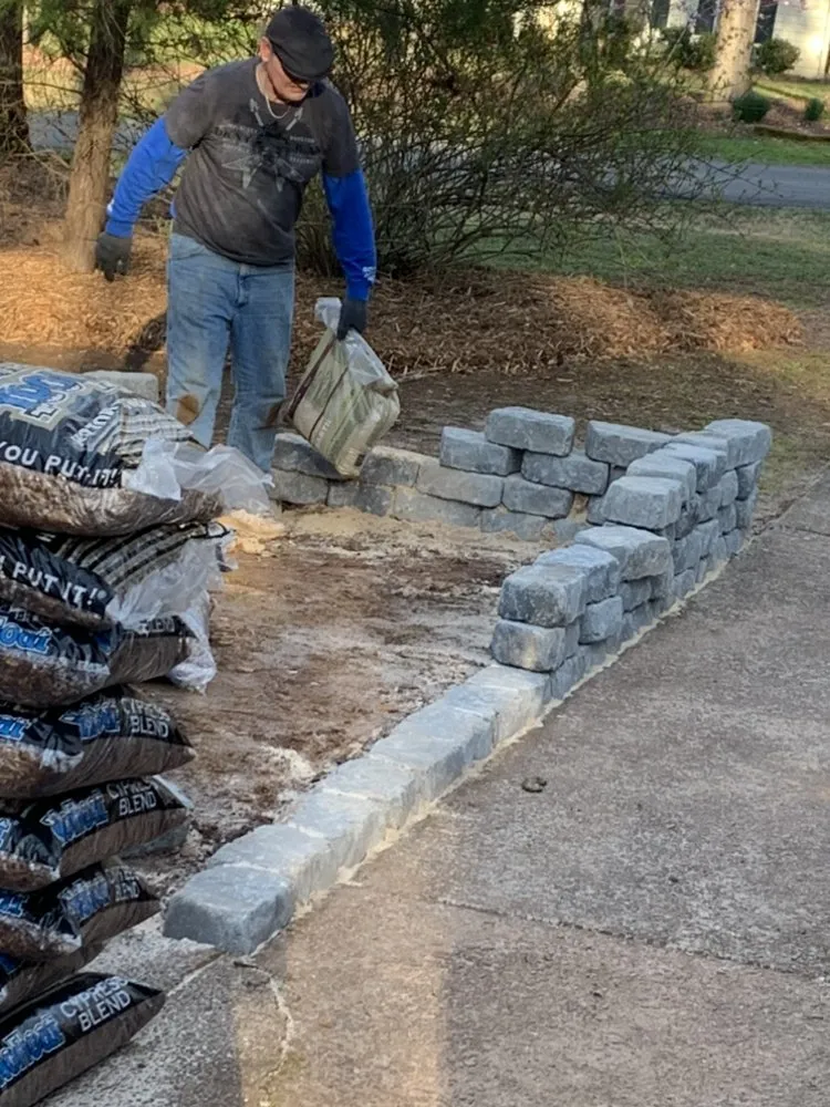 Local lawn mowing service with custom design in Fayetteville, GA by C and C Landscaping