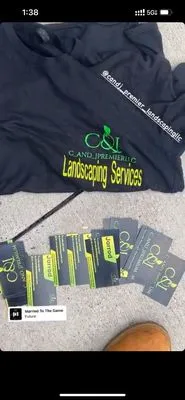 C and J Premier Landscaping Logo