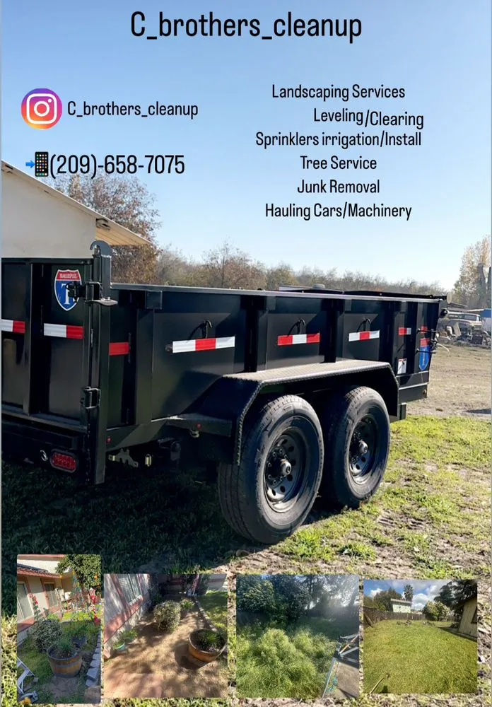 Expert outdoor landscaping for homes in Atwater, CA by C Brothers Cleanup