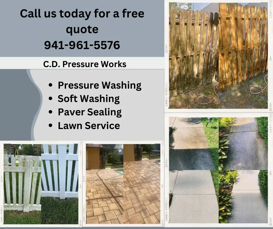 Reliable residential landscaping experts serving Tampa Bay, FL - C D Pressure Works