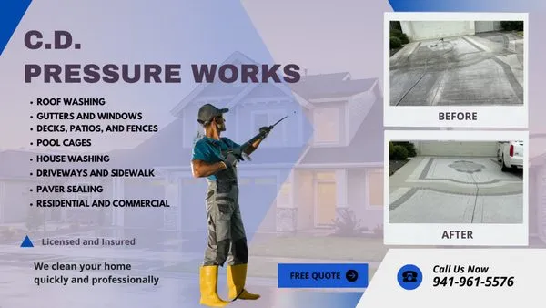 C D Pressure Works Logo