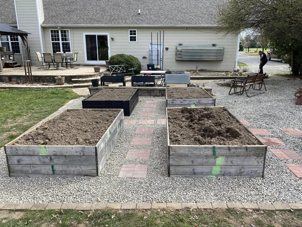 Local landscape installation in Plymouth, IN - C F Services