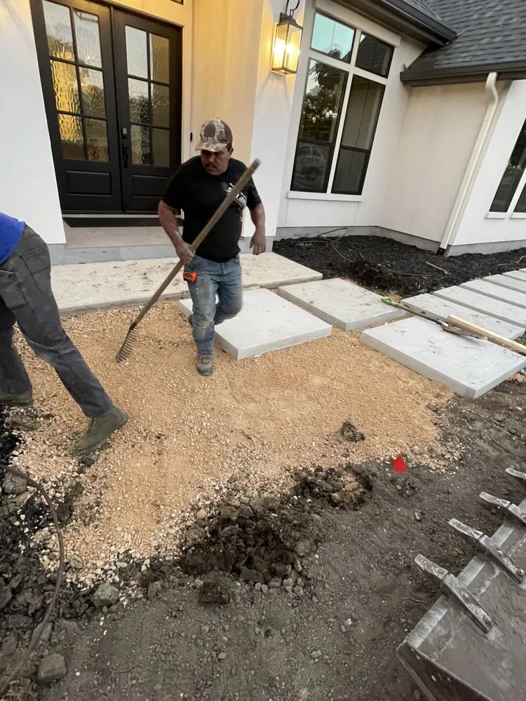 Affordable garden landscaping with custom design in San Antonio, TX by C Fuentes Landscaping