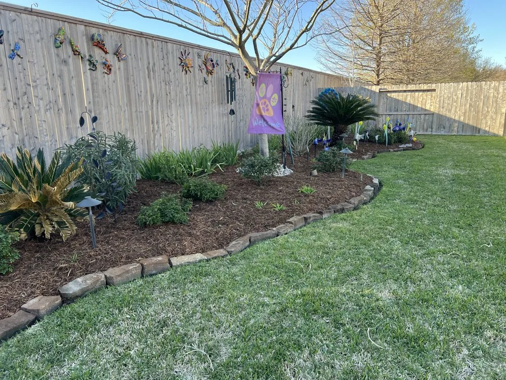 Expert garden landscaping with custom design across Houston, TX - C hernandez lawn