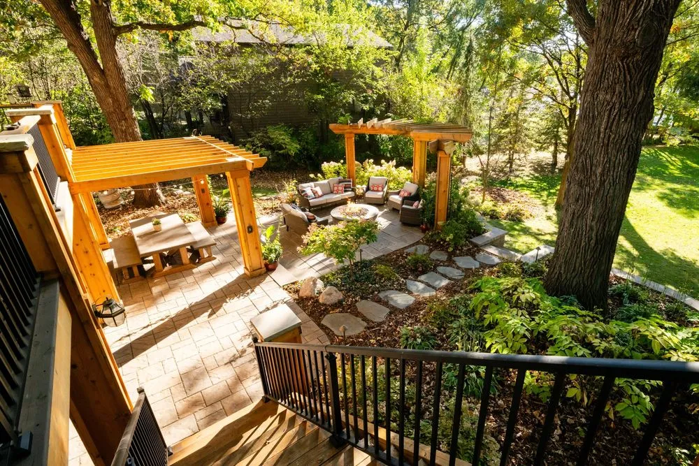 Custom residential landscaping in Edina, MN by C Johnson Landscape Design Group