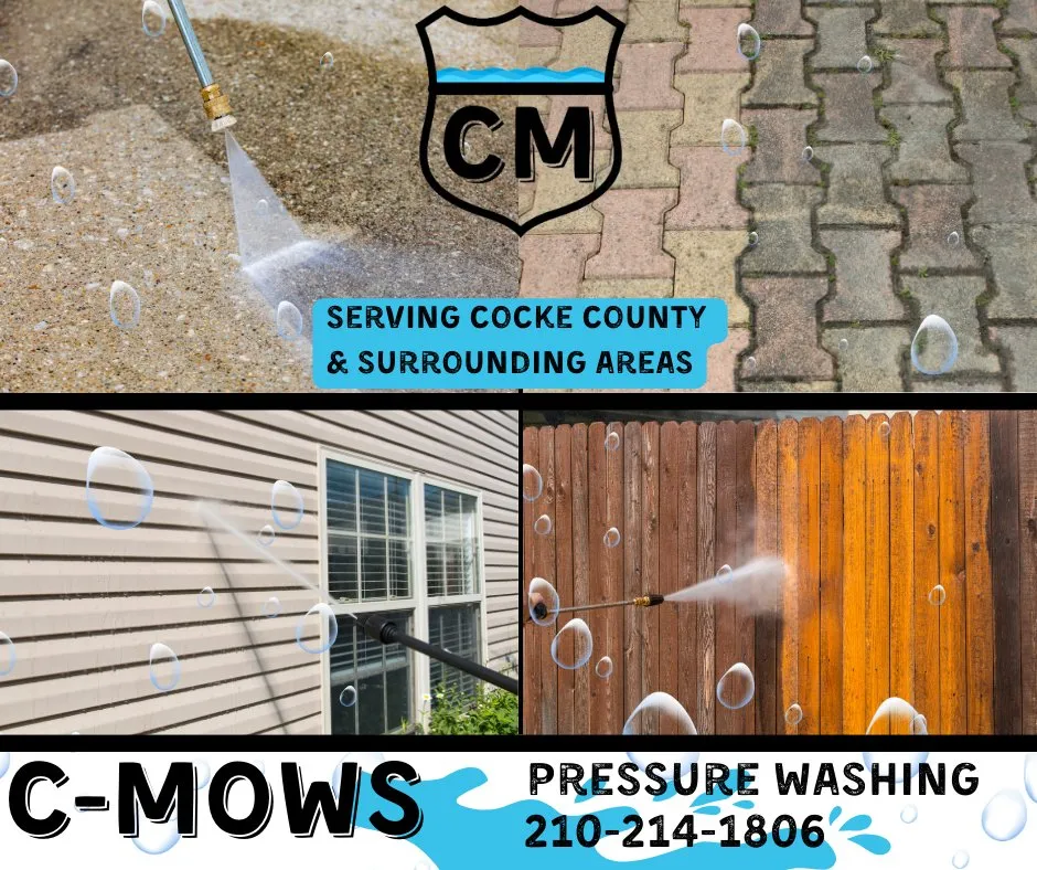 Reliable yard maintenance for residential properties in Newport, TN by C-Mows Lawn Care & Pressure Washing
