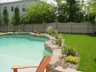 Local landscape installation with custom design in Plaistow, NH by C Parks