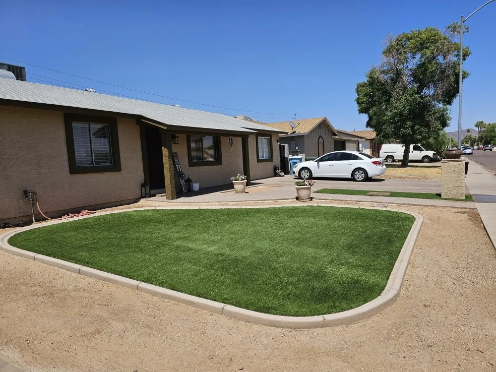 Professional lawn care service for beautiful yards in Avondale, AZ by C Ramirez Landscape