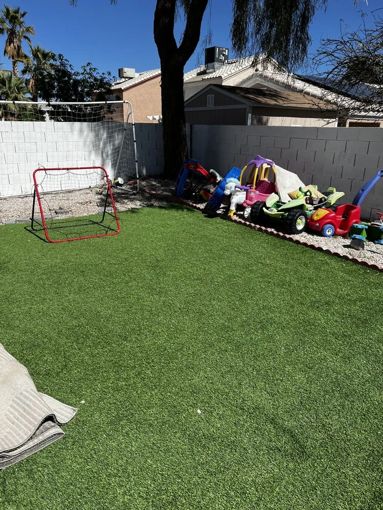 Custom lawn care service for homes in Las Vegas, NV by C-Ray Landscapes