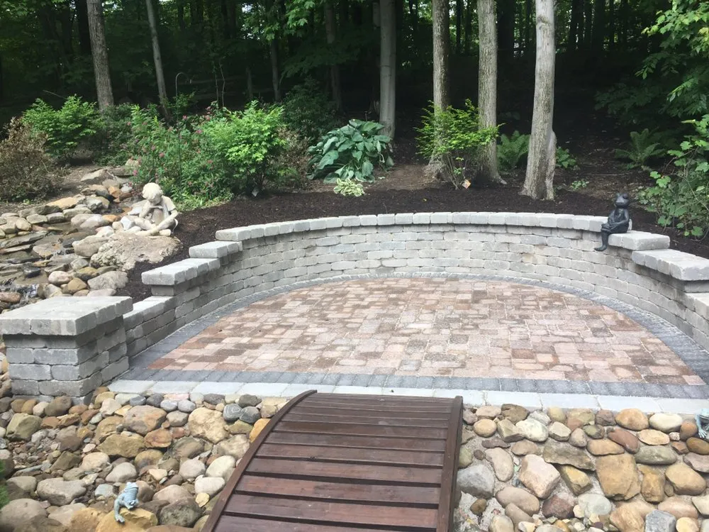 Trusted residential landscaping with custom design in Akron, OH by C S Triola Landscaping