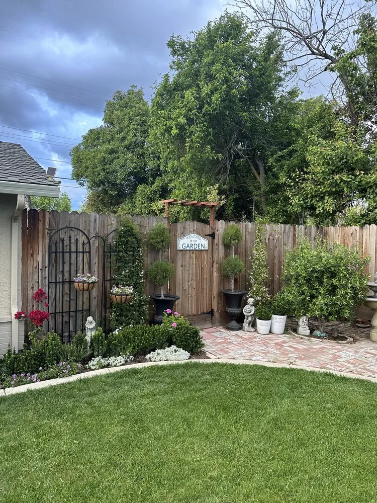 Custom yard maintenance for beautiful yards in Modesto, CA by C Scott Construction & Landscaping