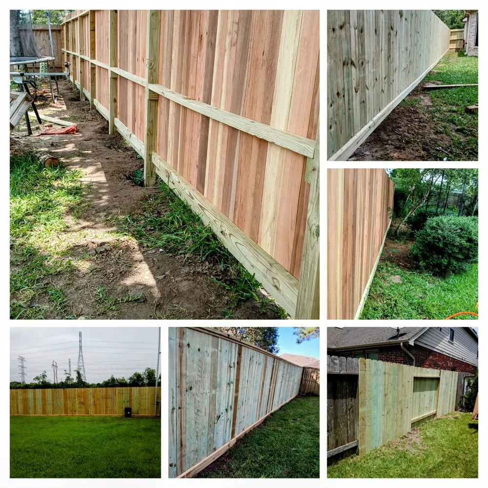 Expert landscape design in League City, TX by C W Fencing