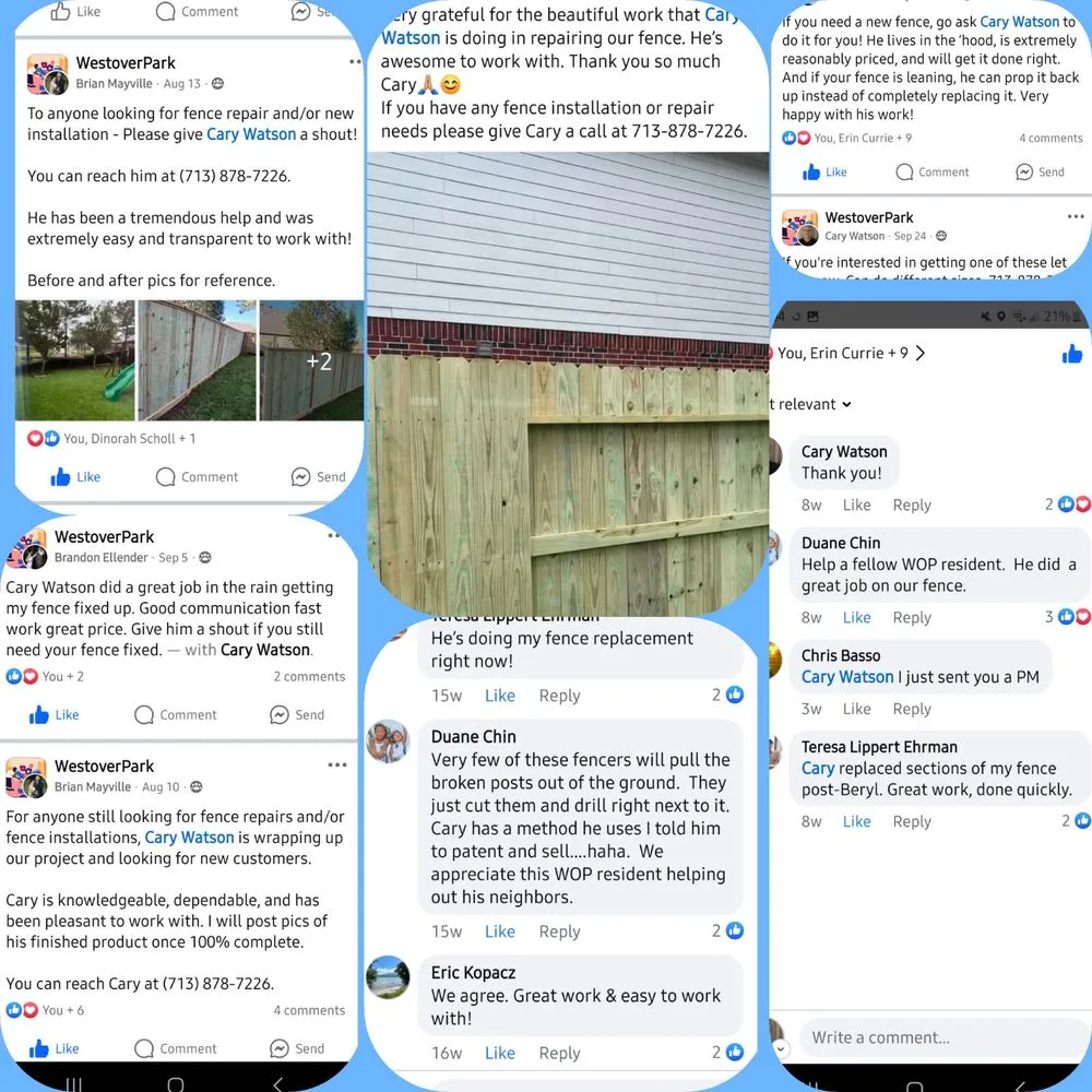 Professional residential landscaping in League City, TX - C W Fencing