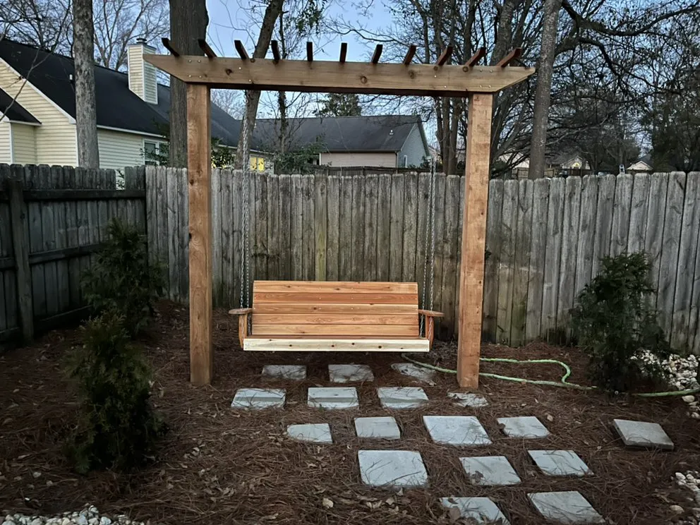 Custom garden landscaping for homes across Opelika, AL - C2 Solutions