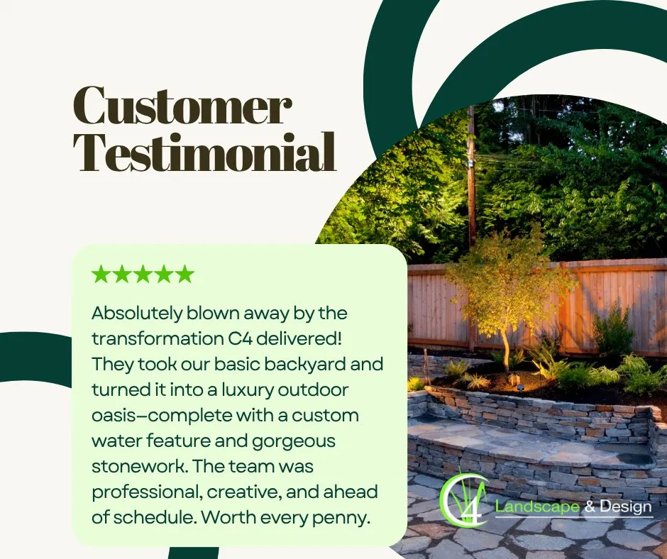 Local garden landscaping in Montgomery, TX by C4 Landscape & Design