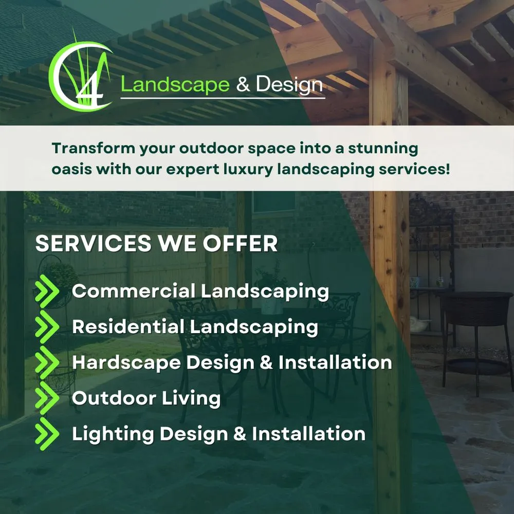 Trusted lawn care service in Montgomery, TX by C4 Landscape & Design