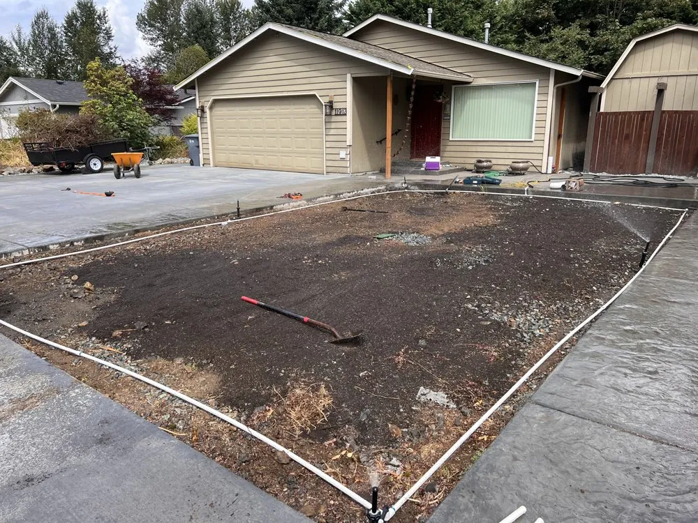 Expert landscape installation in Spanaway, WA - CA Construction