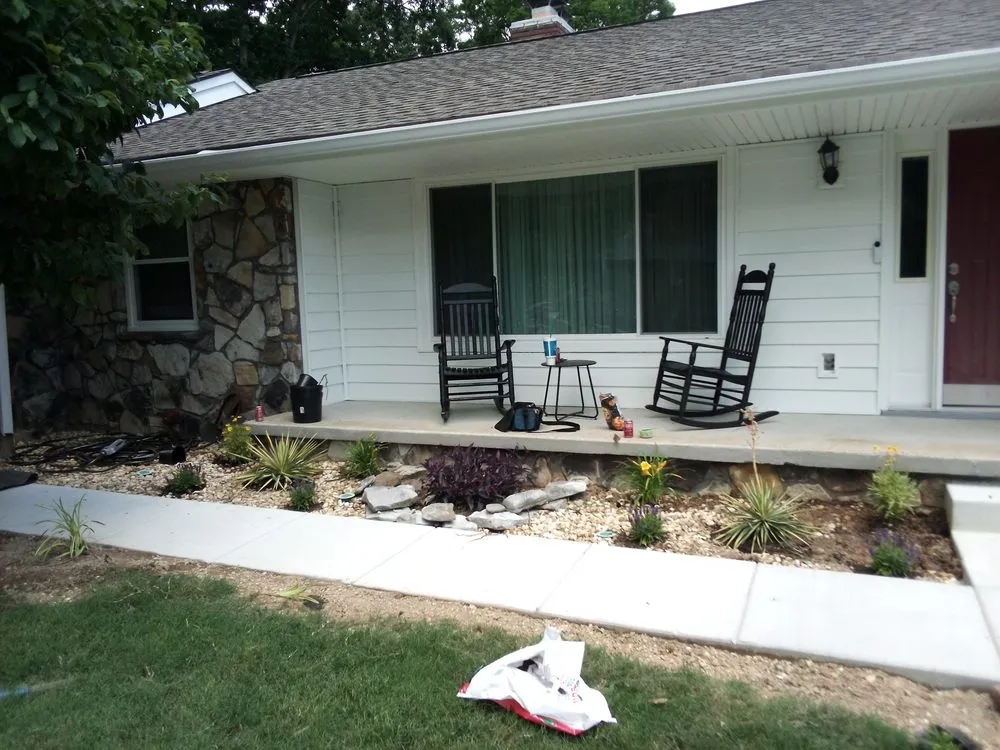 Professional yard cleanup service for homes in Chattanooga, TN by C&A Landscaping And Tree Services