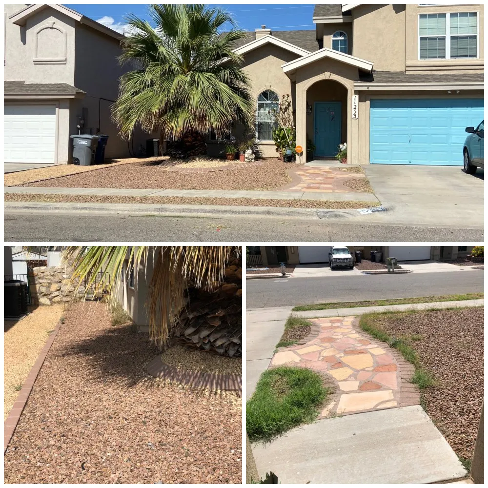 Custom garden landscaping for residential properties across El Paso, TX - CA Landscaping