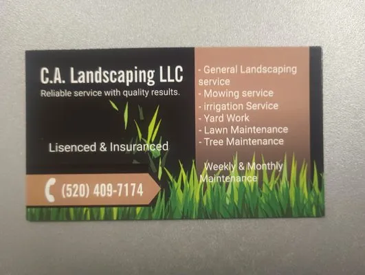 CA Landscaping Logo
