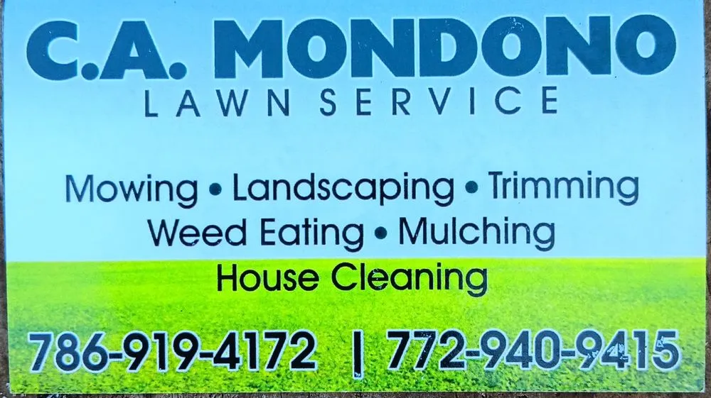 Professional yard maintenance in Fort Pierce, FL - CA Mondono Lawn Service