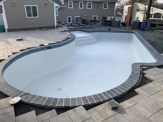 Professional landscape installation for residential properties in Bridgewater, NJ by CA Pools Services and Snow Removal