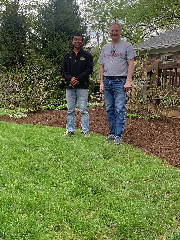 Custom lawn care service for residential properties in Indianapolis, IN by Caballeros Landscaping