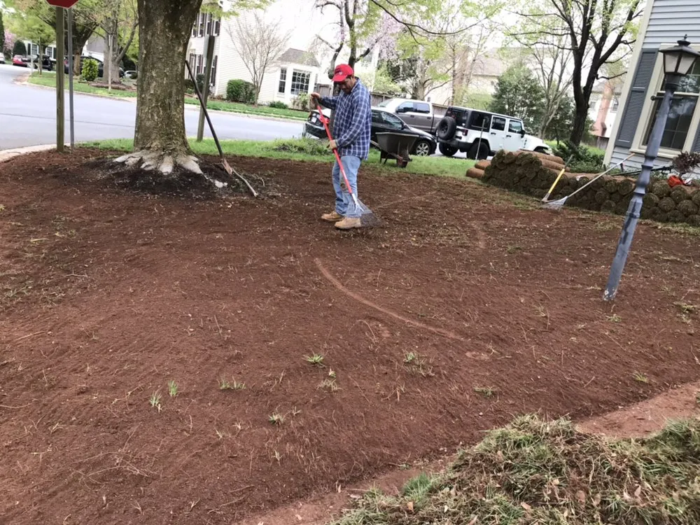 Local lawn mowing service in Vienna, VA by Caballeros Tree Service and Landscaping