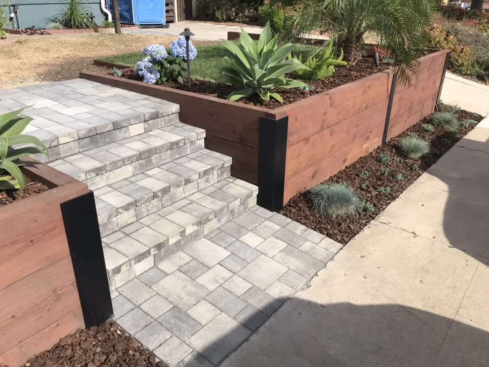 Custom landscape installation in San Diego, CA - Cabanas Landscape